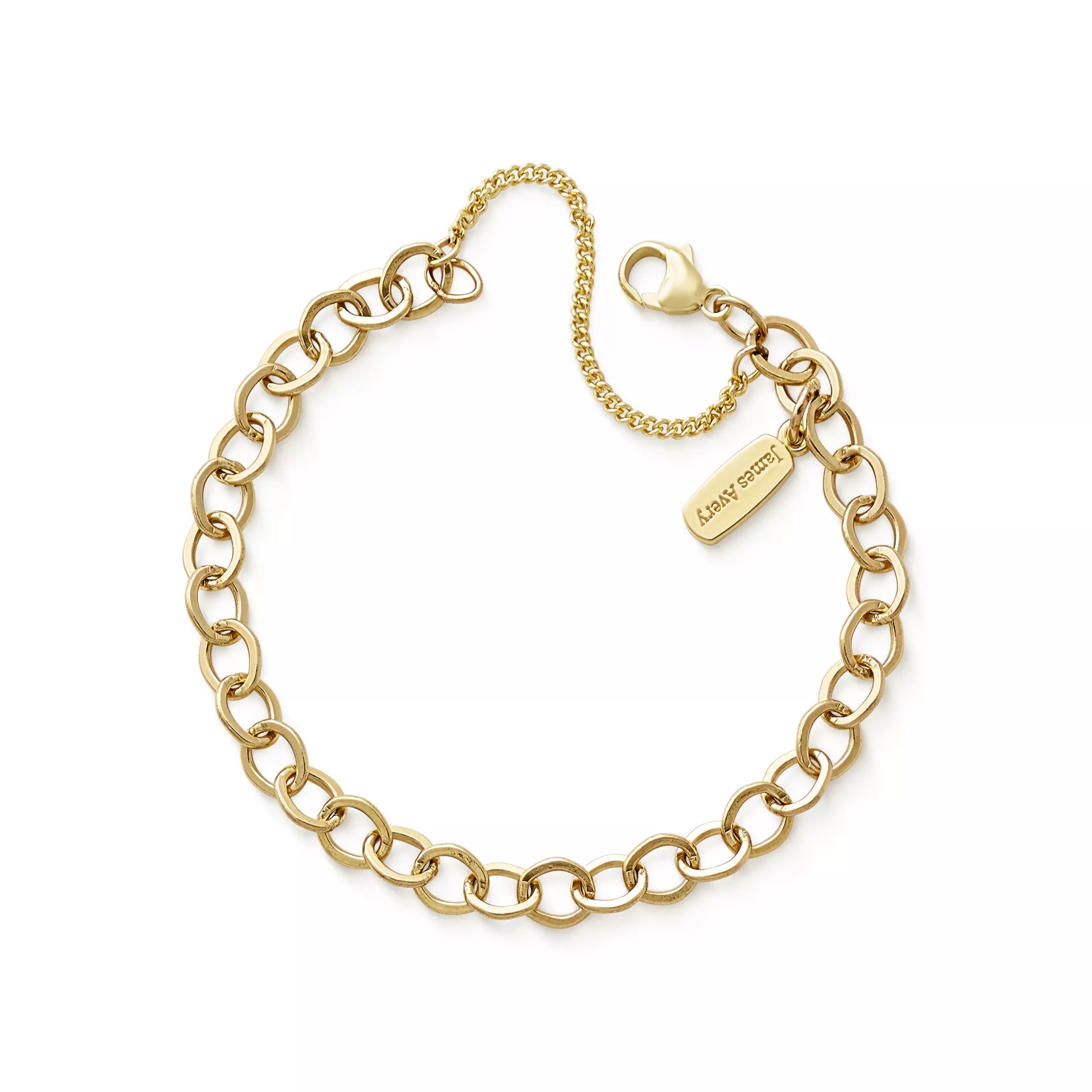 Forged Link Charm Bracelet