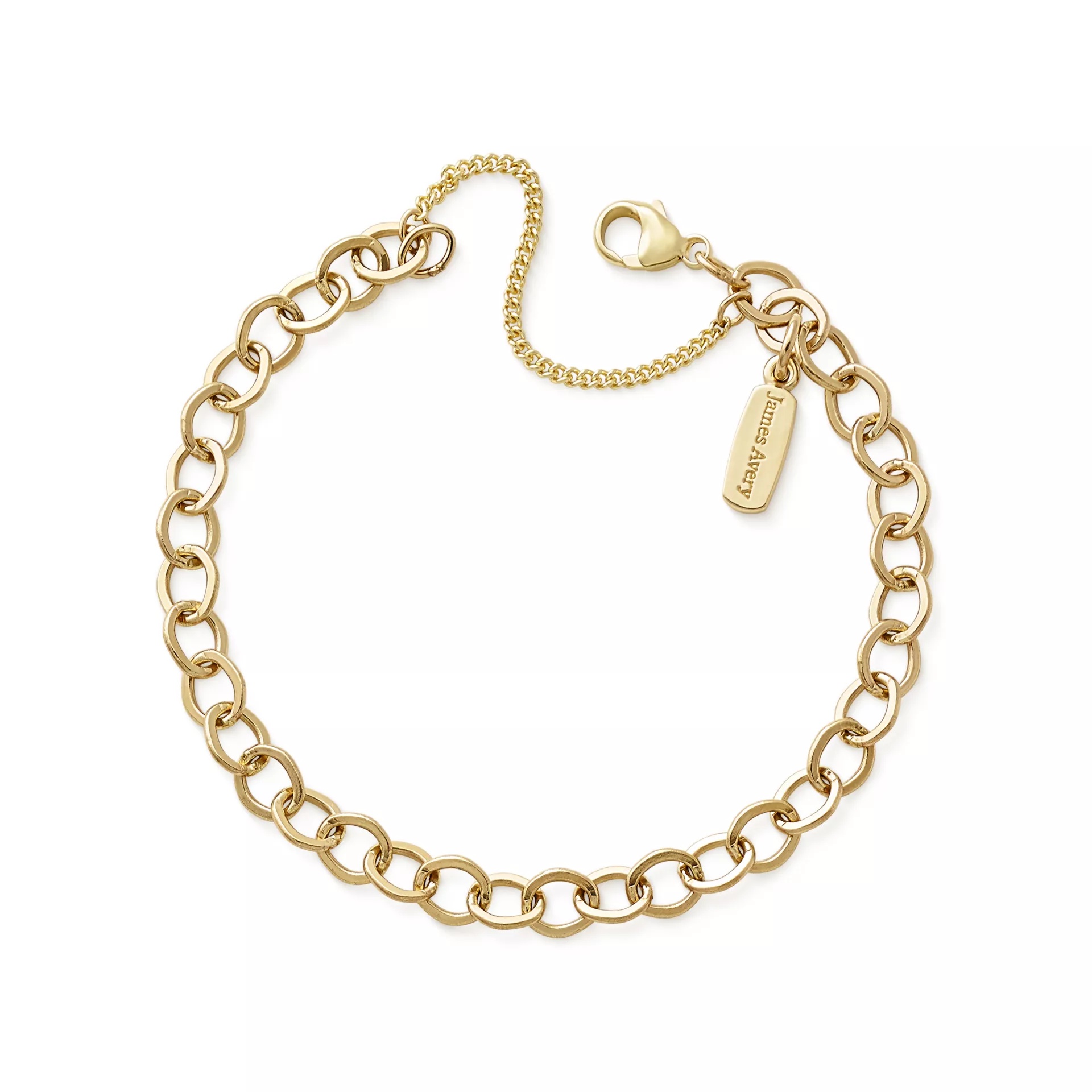 Forged Link Charm Bracelet