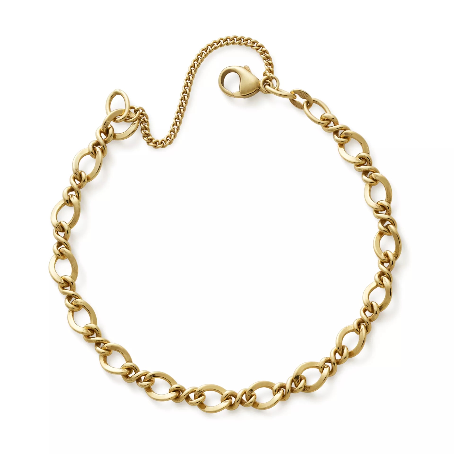 Medium Twist Charm Bracelet