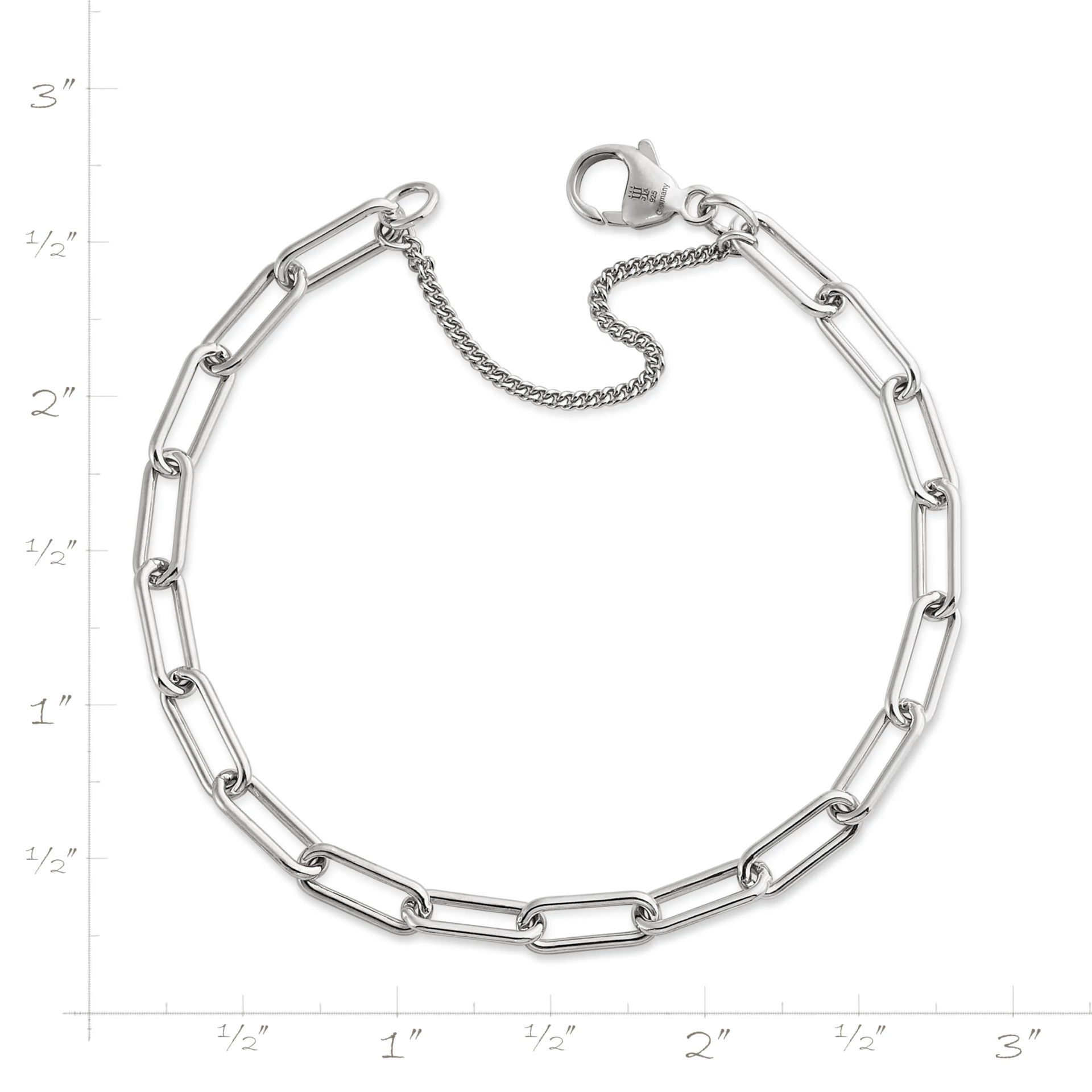 Elongated Link Charm Bracelet - Image 4