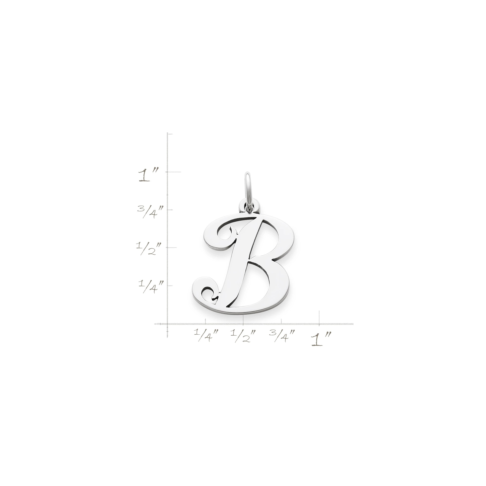 Large Script Initial Charm - Image 3