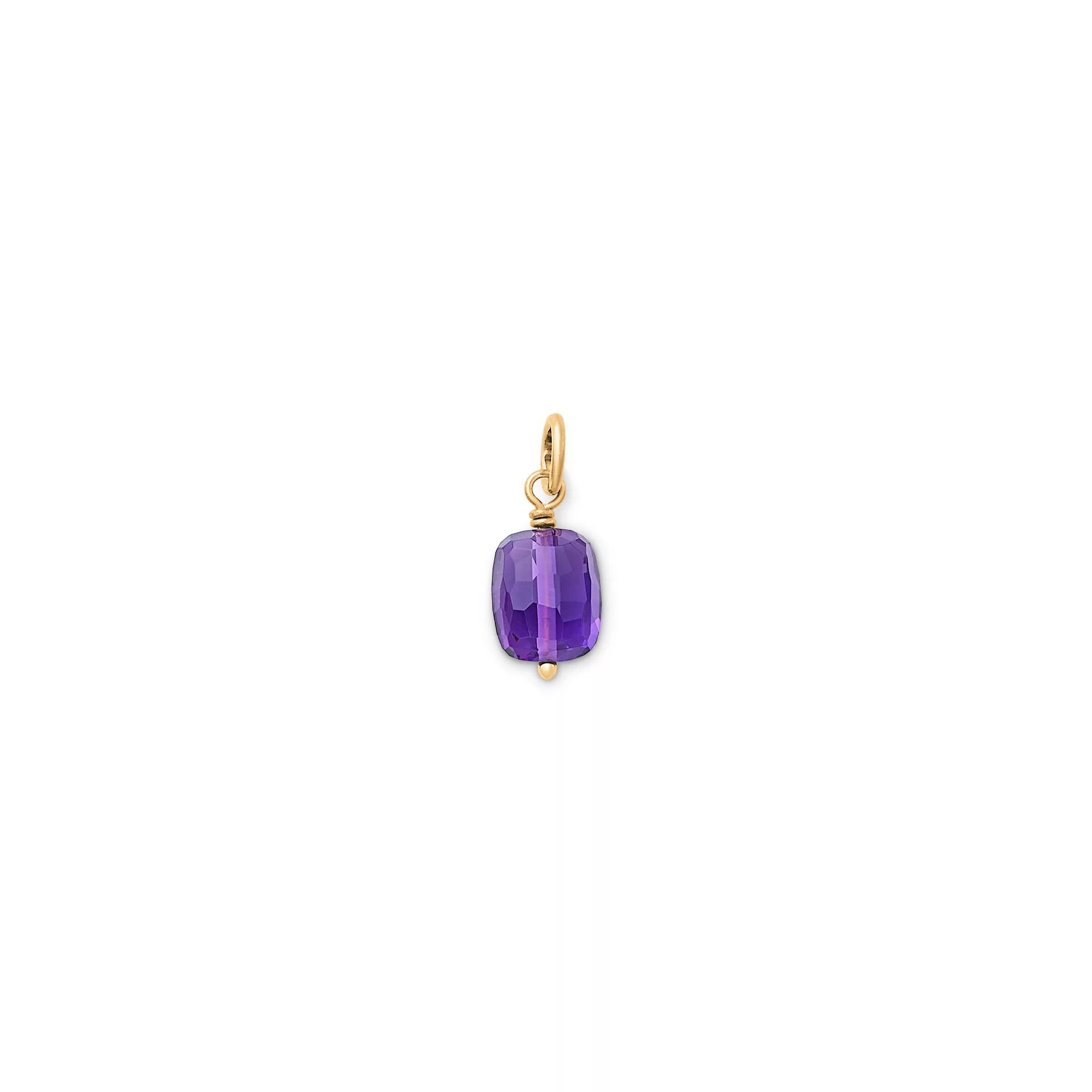 Faceted Gemstone Bead Pendant