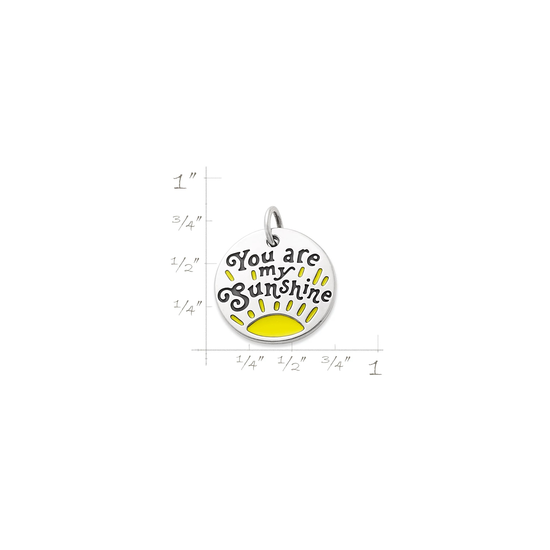 Enamel "You Are My Sunshine" Charm - Image 4