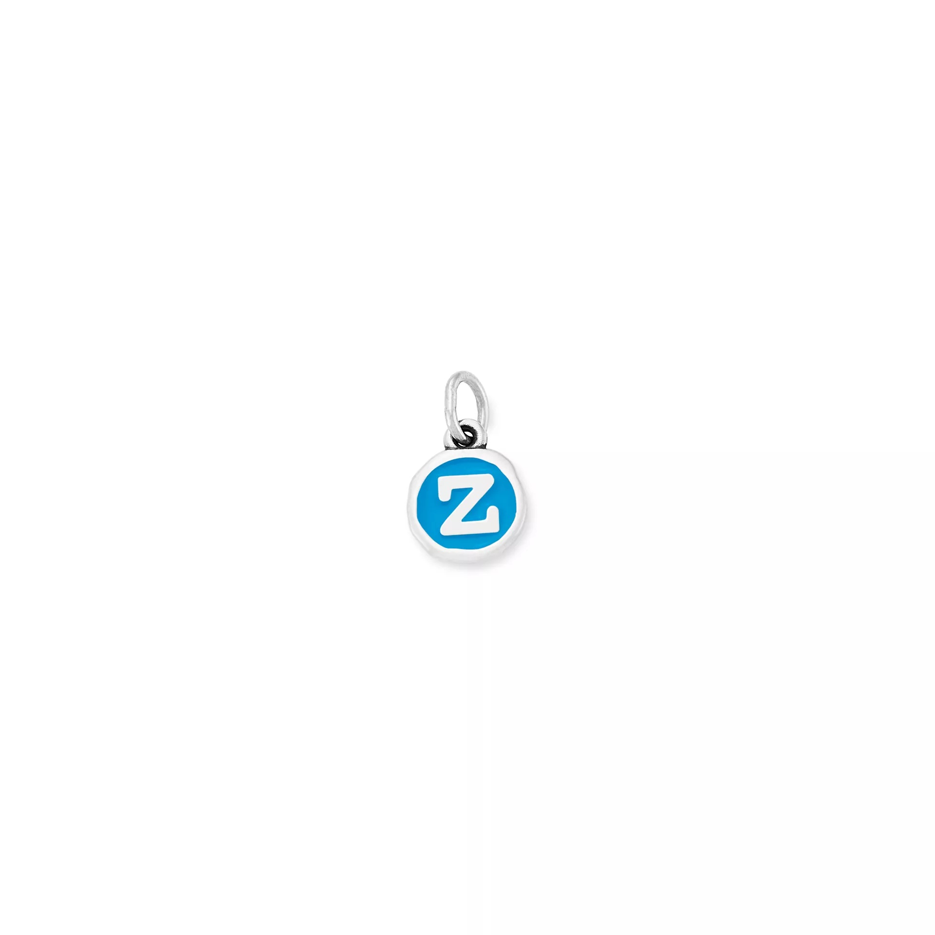 Enamel Initial Disc Charm