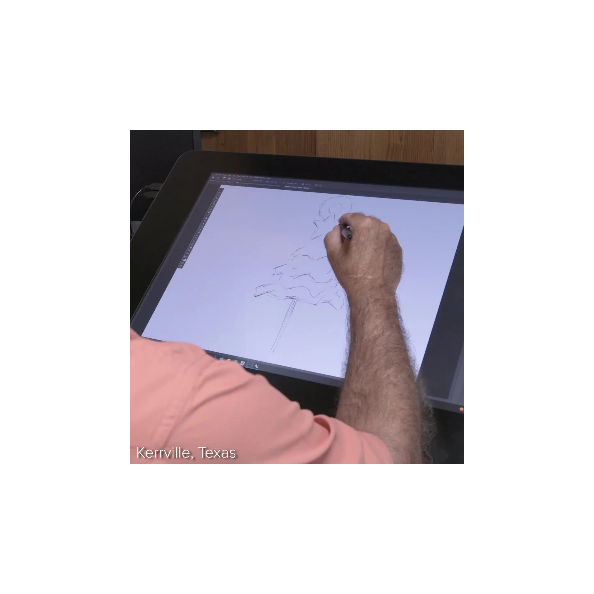 Enamel Glitter Christmas Tree Art Glass Charm - Image 4