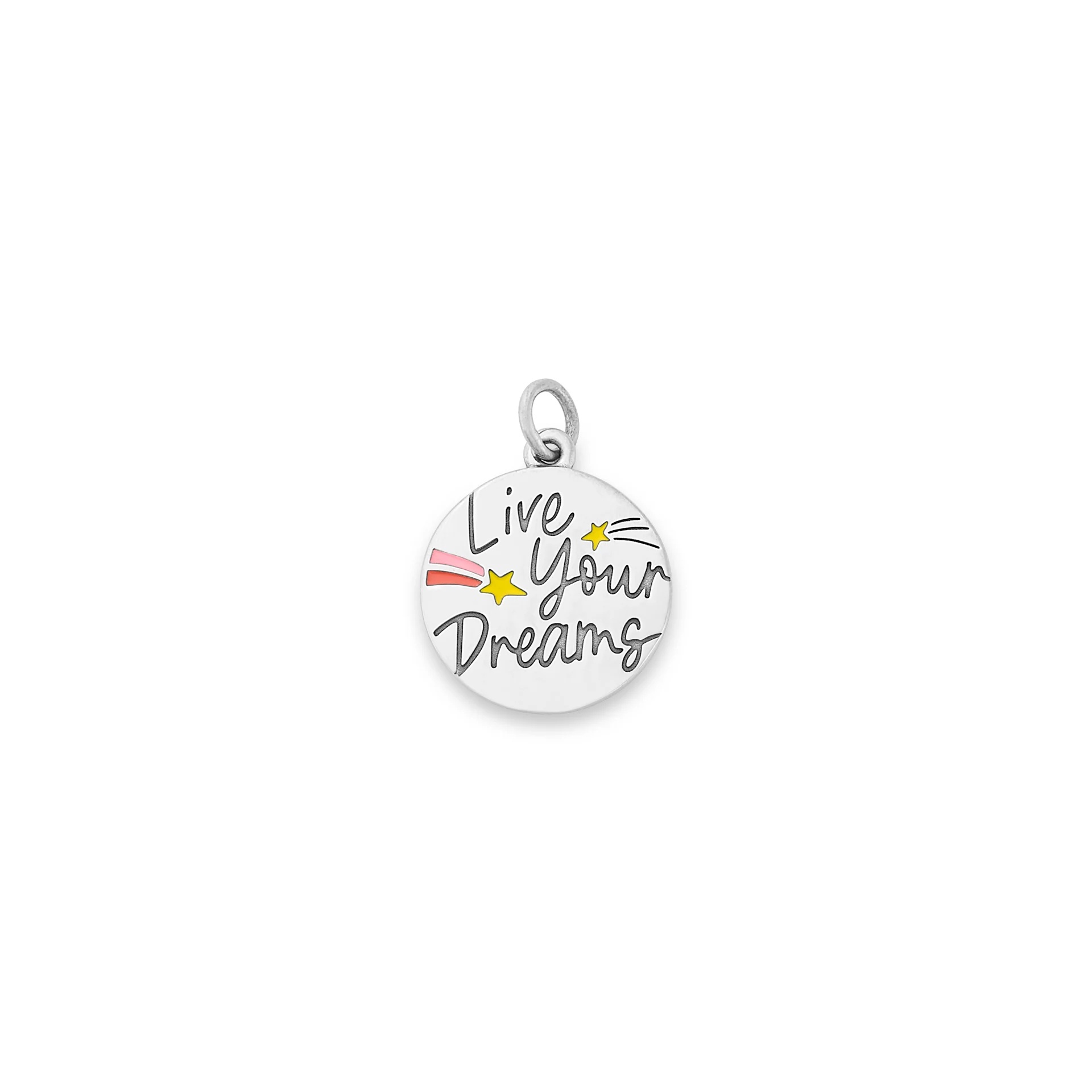 Enamel Live Your Dreams Charm