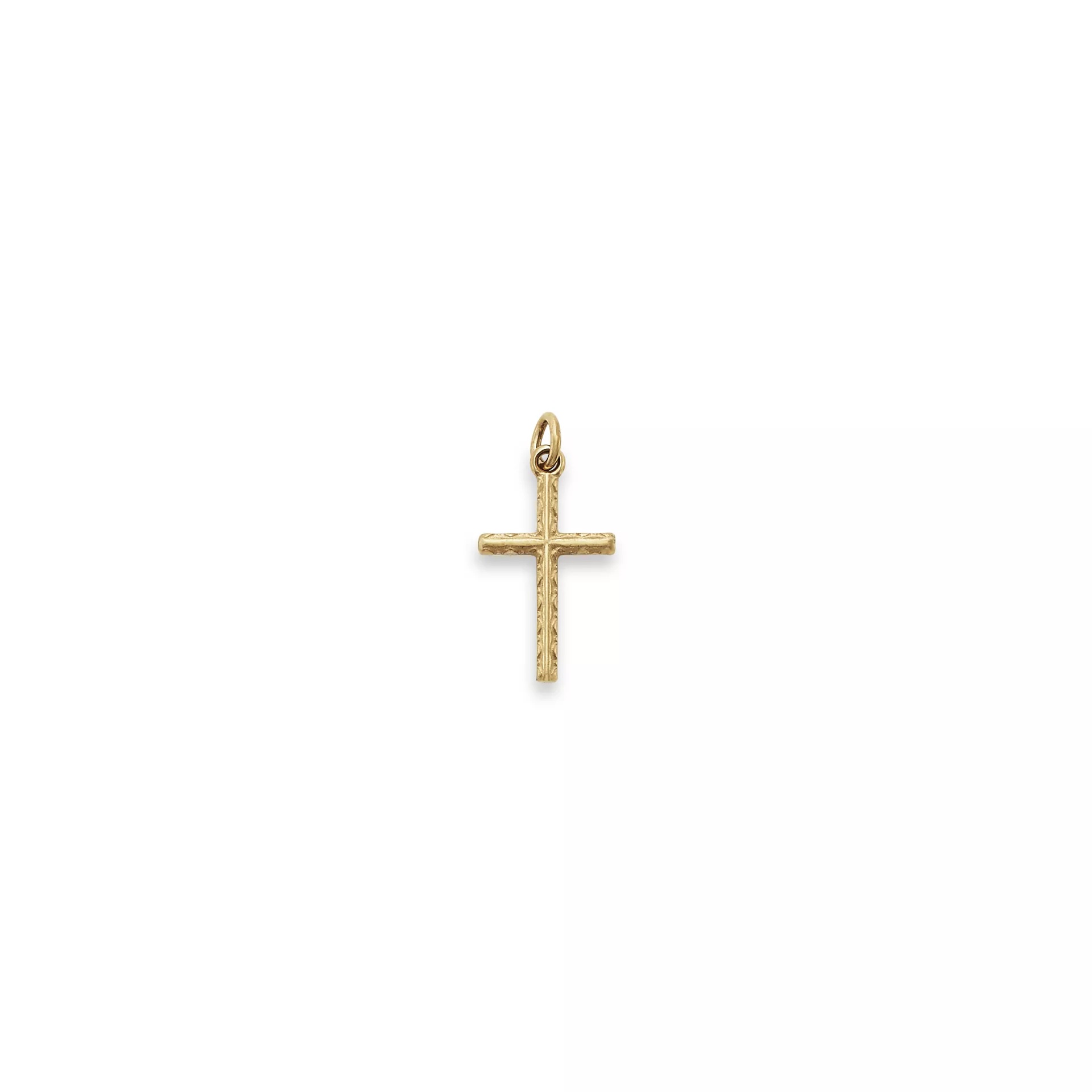 Petite Elegant Cross Charm