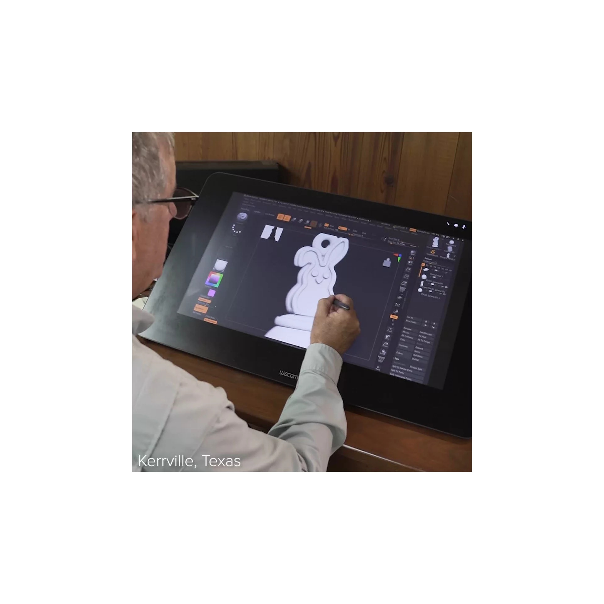 Enamel Sweet Bunny Art Glass Charm - Image 5