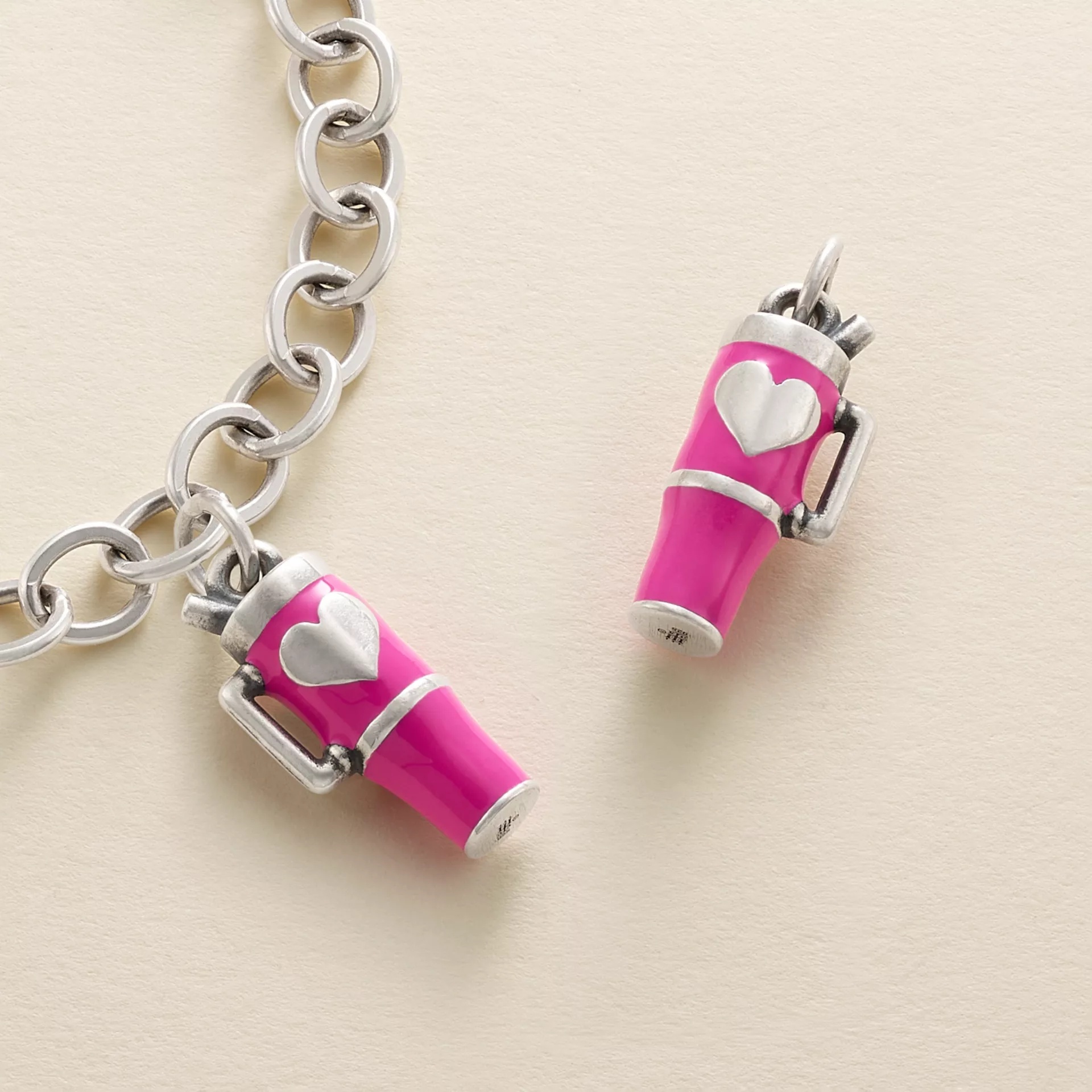 Enamel Love My Cup Charm - Image 3