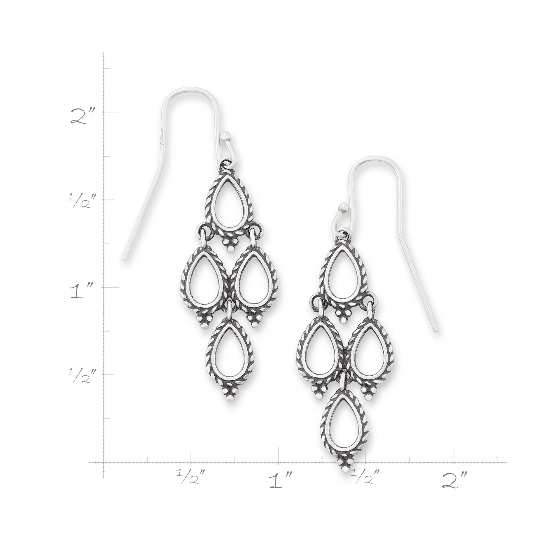 Delicate Cascade Dangle EarShop All Rings - Image 4