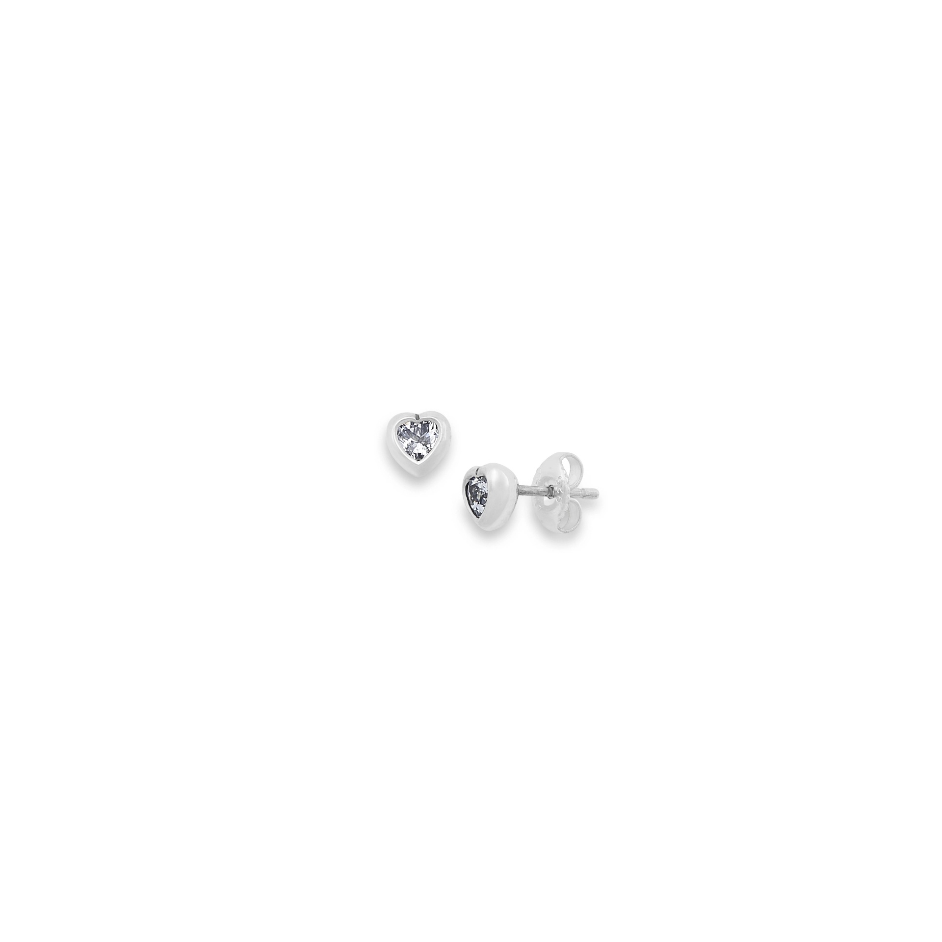 Heart Gemstone Studs - Image 3