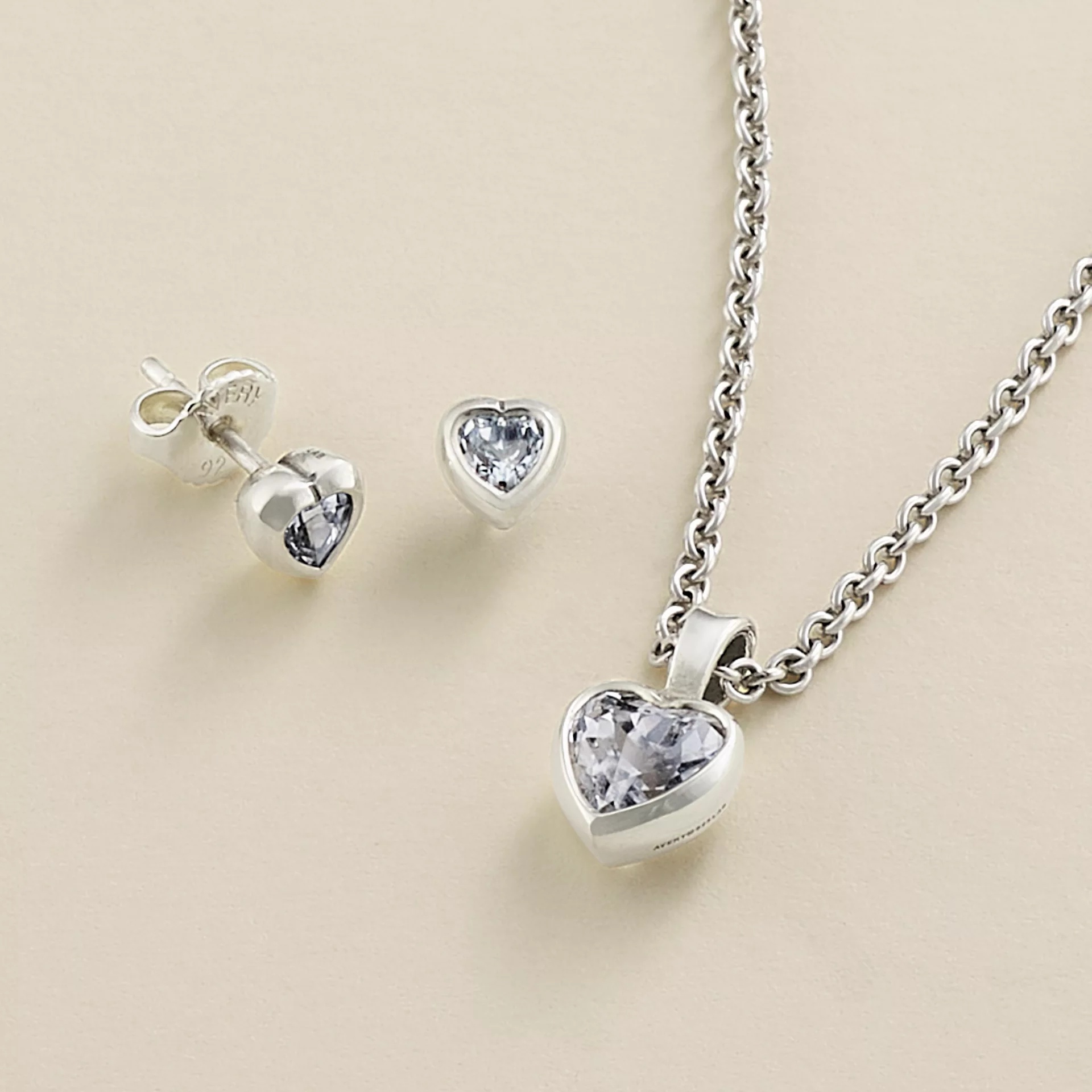 Heart Gemstone Studs - Image 5