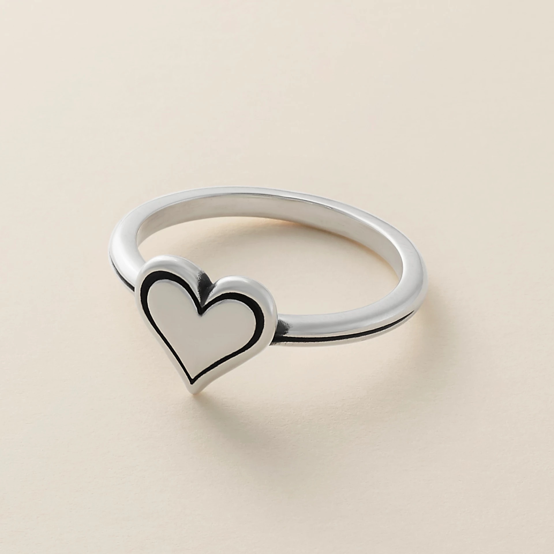 Delicate Heart Ring - Image 2