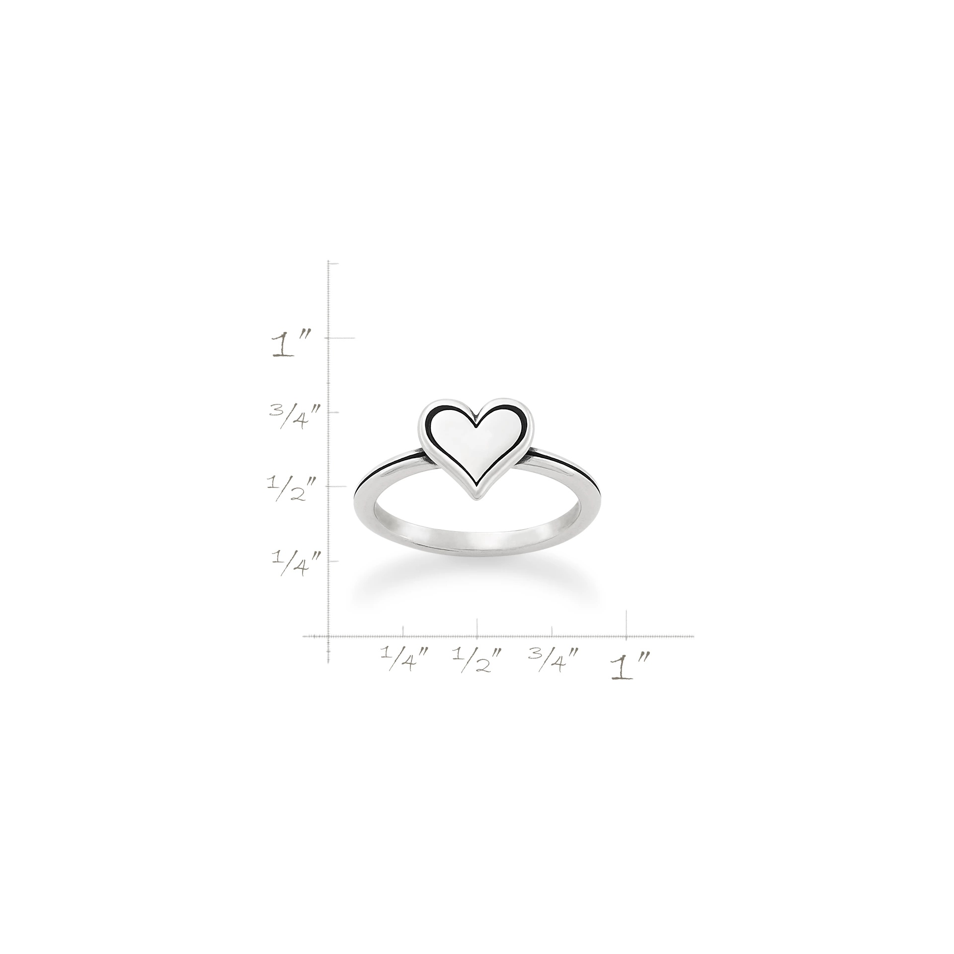 Delicate Heart Ring - Image 5