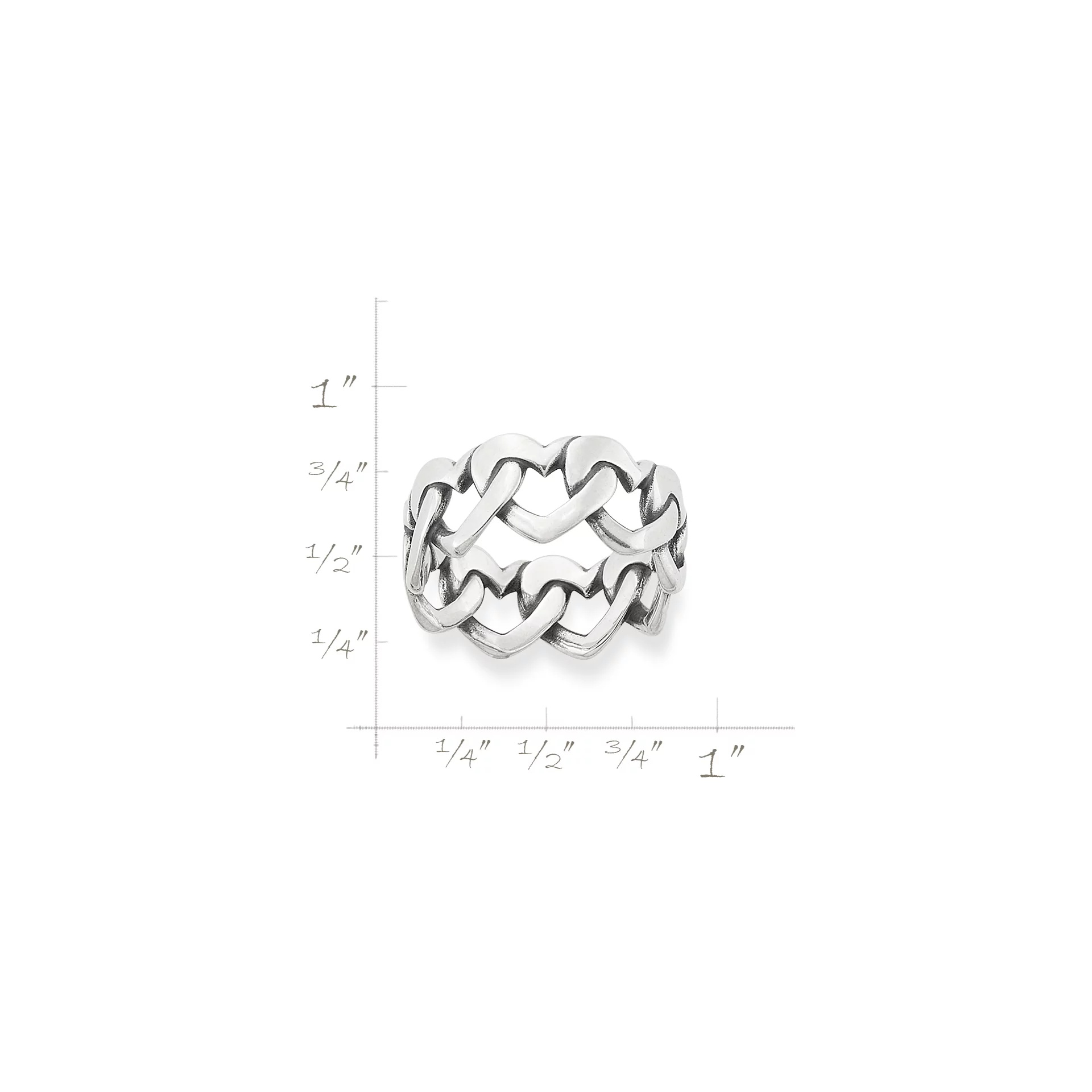 Chain of Hearts Ring - Image 4